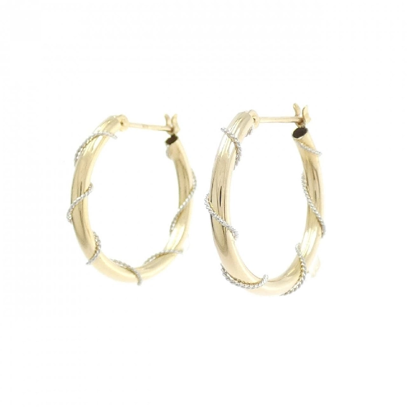 K18YG/PT900 Bông tai - Hàng hiệu Authentic 868736