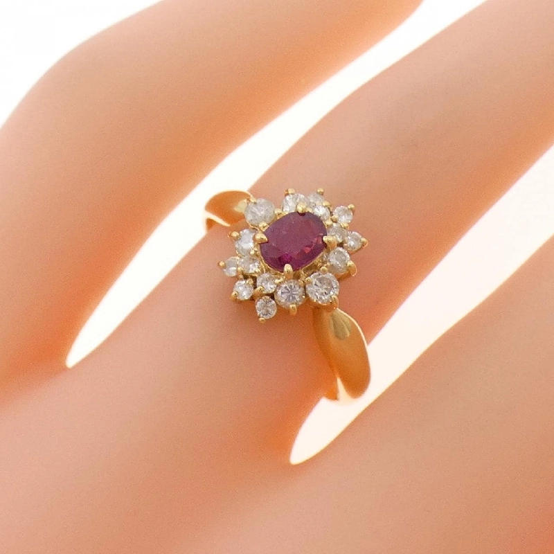 Nhẫn Ruby K18YG 0.28CT - Hàng hiệu Chính hãng 850291