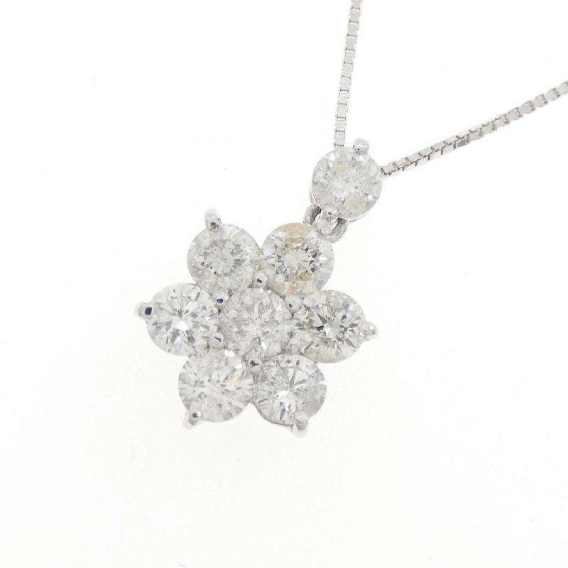 K18WG Hoa Kim Cương Dây Chuyền 1.00CT - Hàng hiệu Chính hãng 863458