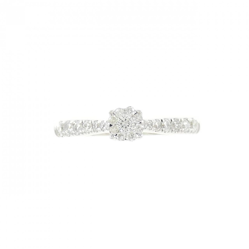 Nhẫn kim cương 750WG 0.21CT 670964