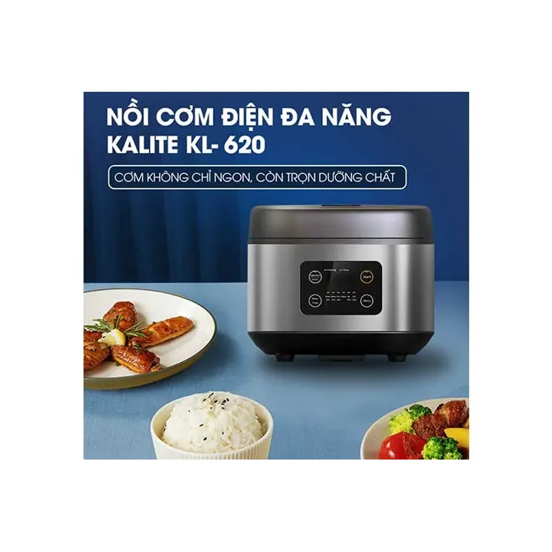 Nồi cơm điện đa năng KALITE KL-620 tiết kiệm điện 598023