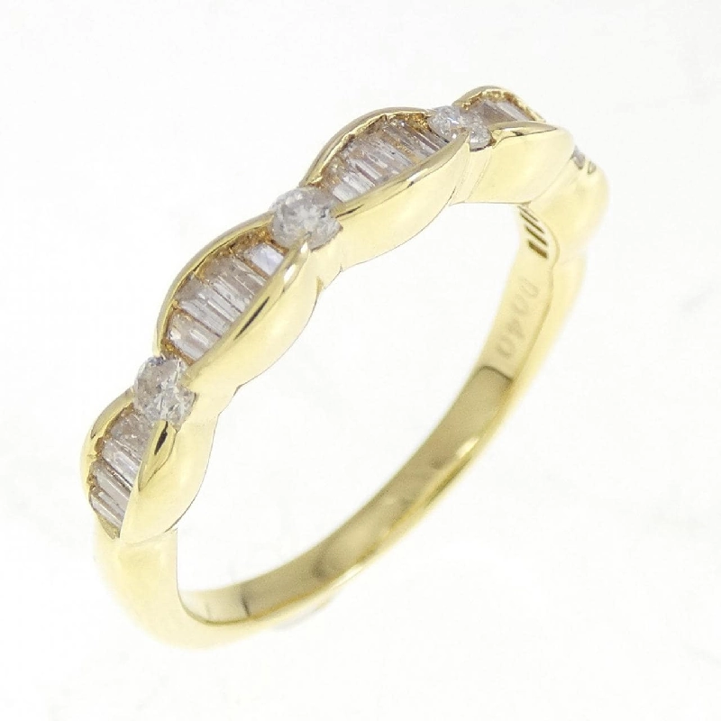 Nhẫn kim cương K18YG 0.40CT 672873