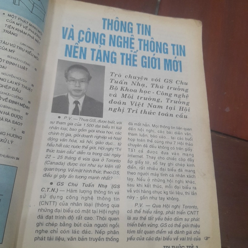 TRI THỨC TRẺ số 26 tháng 8-1997 461020