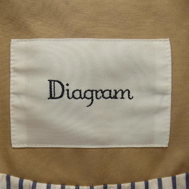 【Mã giảm giá】Diagram Áo khoác trench 640483