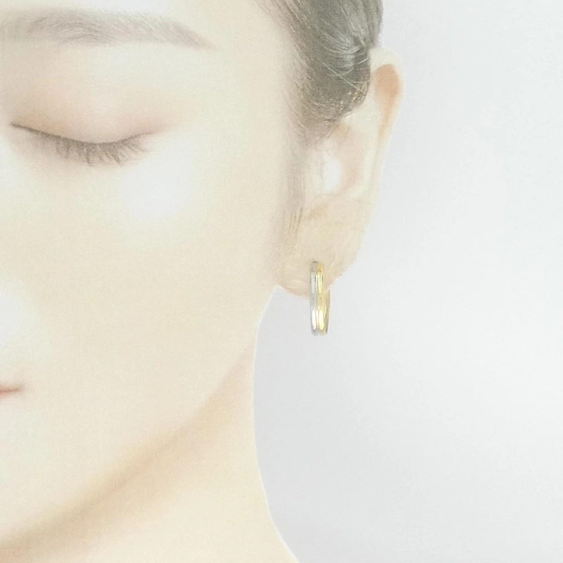 K18YG/PT900 Bông tai - Hàng hiệu Authentic 870189