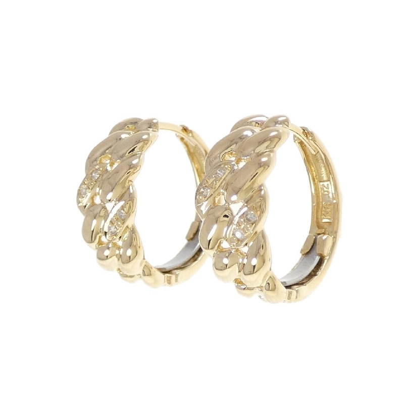 K18YG Bông tai kim cương 0.04CT - Hàng hiệu Chính hãng 866080