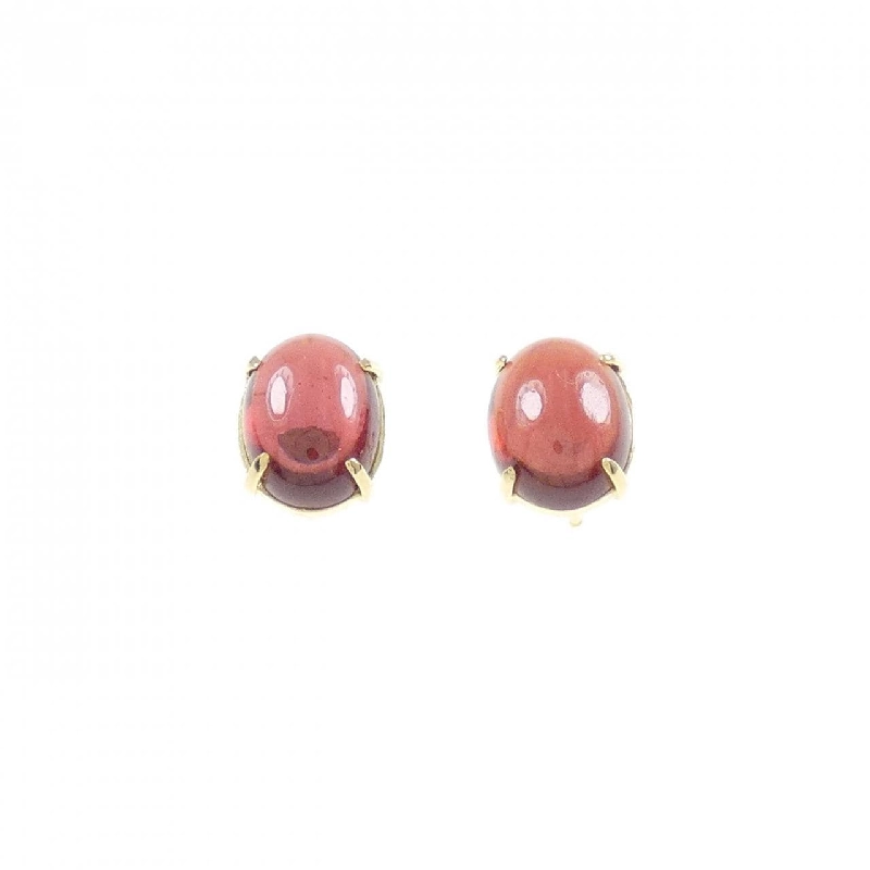 K18YG Garnet Bông tai - Hàng hiệu Chính hãng 870399