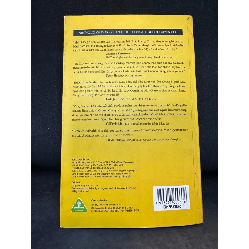[Phiên Chợ Sách Cũ] Bước chuyển đổi The shift Scott M. Davis 1503 409387