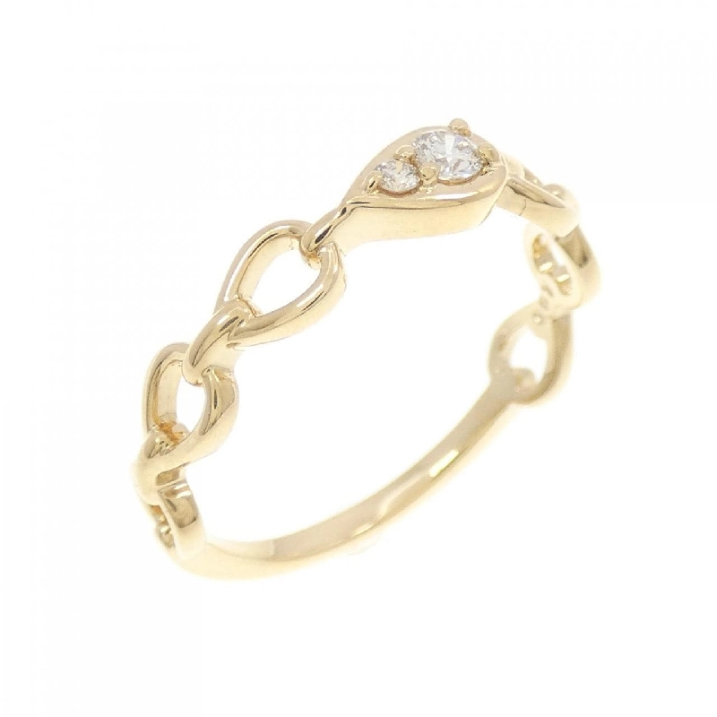 Nhẫn kim cương K18YG 0.07CT 672518