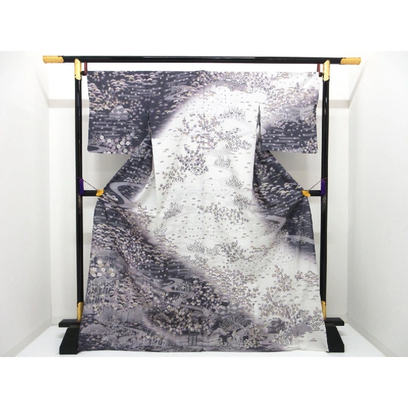 Áo kimono đơn lớp Komaro với kỹ thuật nhuộm bokeh - Hàng hiệu Authentic 883276