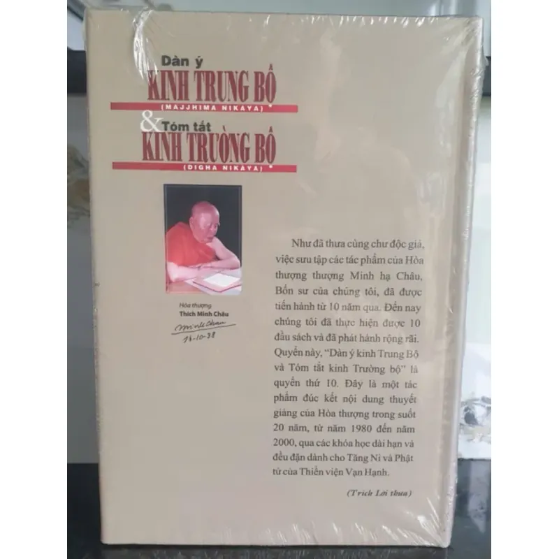Dàn ý Kinh Trung Bộ & Tóm tắt Kinh Trường Bộ - Thích Minh Châu mới 100% 699098