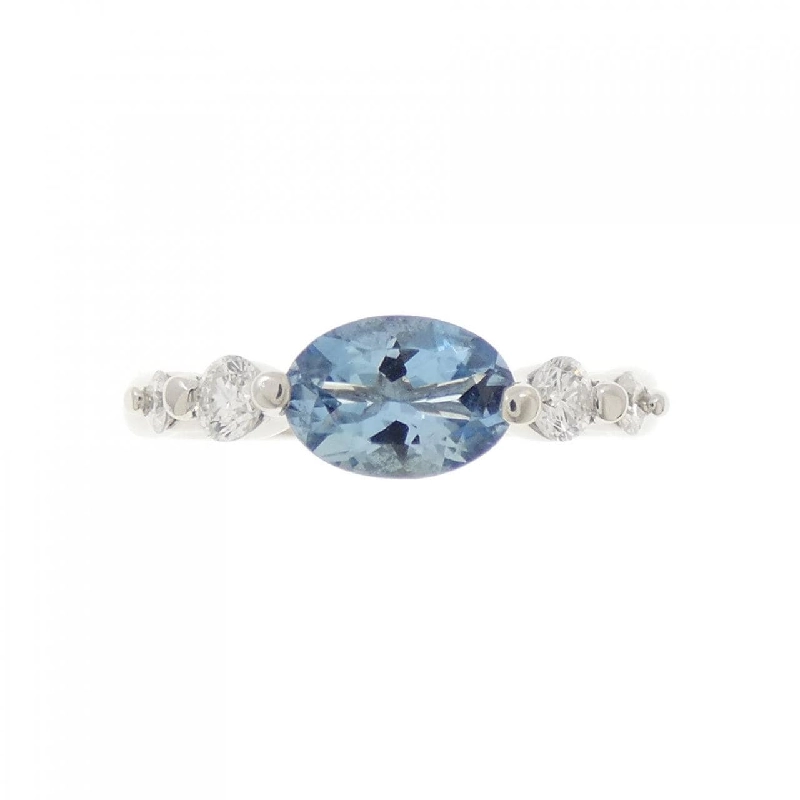 Nhẫn Aquamarine PT900 0.63CT - Hàng hiệu Chính hãng 853708