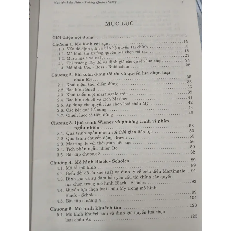 CÁC PHƯƠNG PHÁP TOÁN HỌC TRONG TÀI CHÍNH 690777