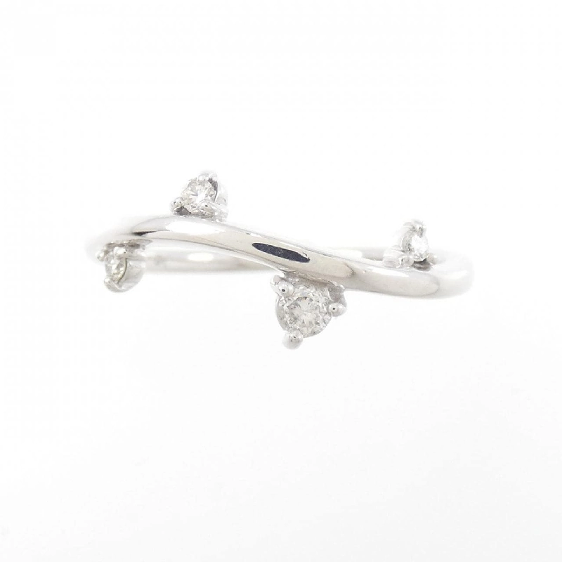 Nhẫn kim cương K18WG 0.09CT 672562