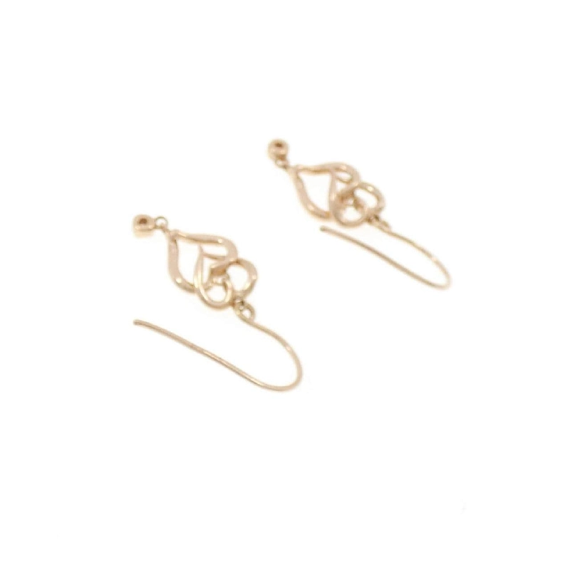 K10PG Bông tai hình trái tim kim cương - Hàng hiệu Chính hãng 868879