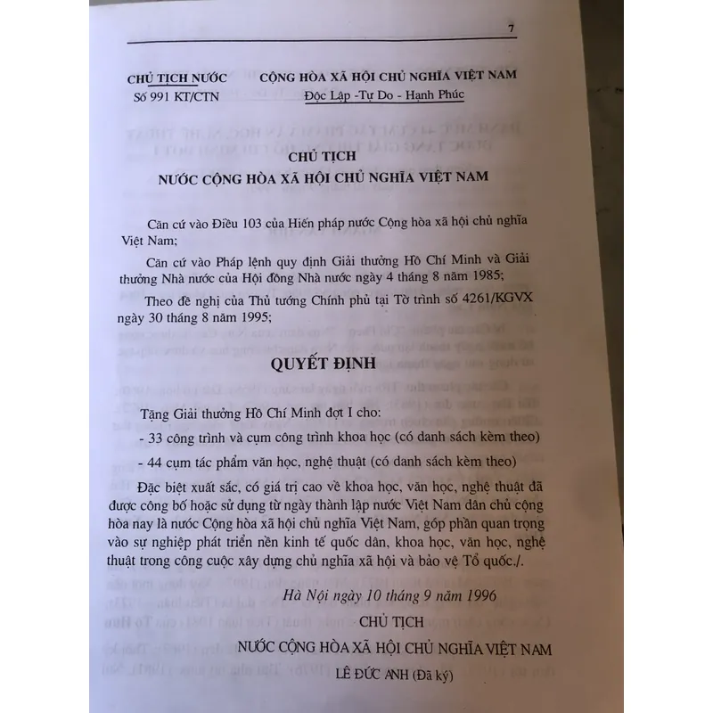 Giải thưởng Hồ Chí Minh - Nhà văn - Tác phẩm 726271