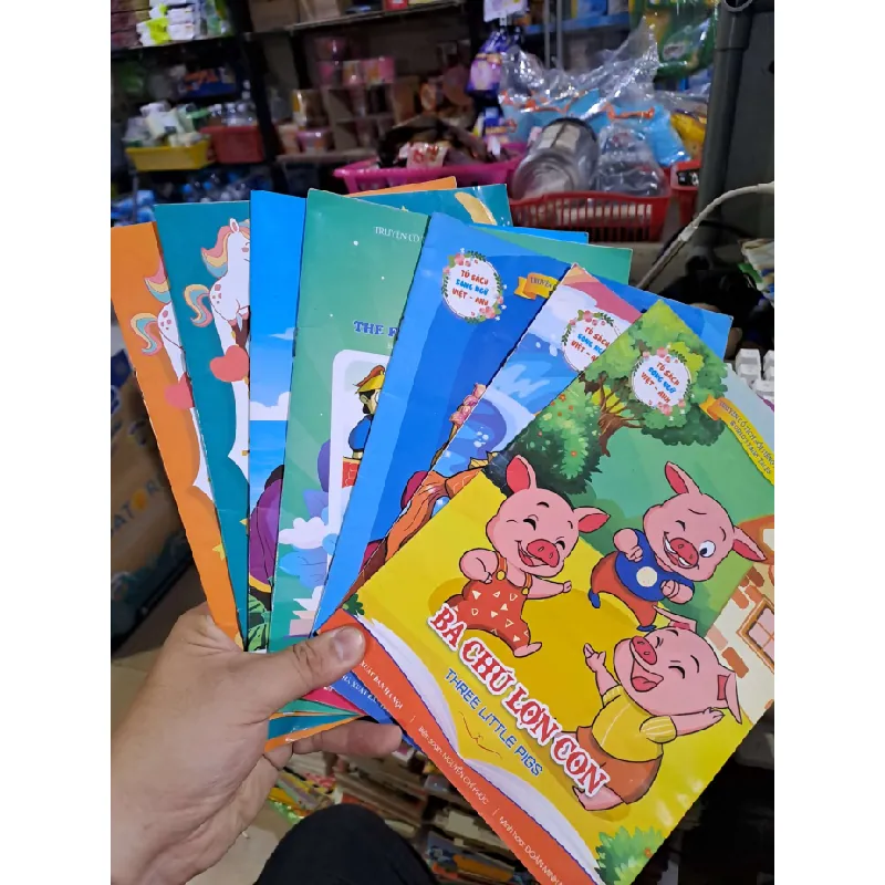 7 cuốn truyện cổ tích song ngữ - - TRUYỆN TRANH - HCM0111 629454