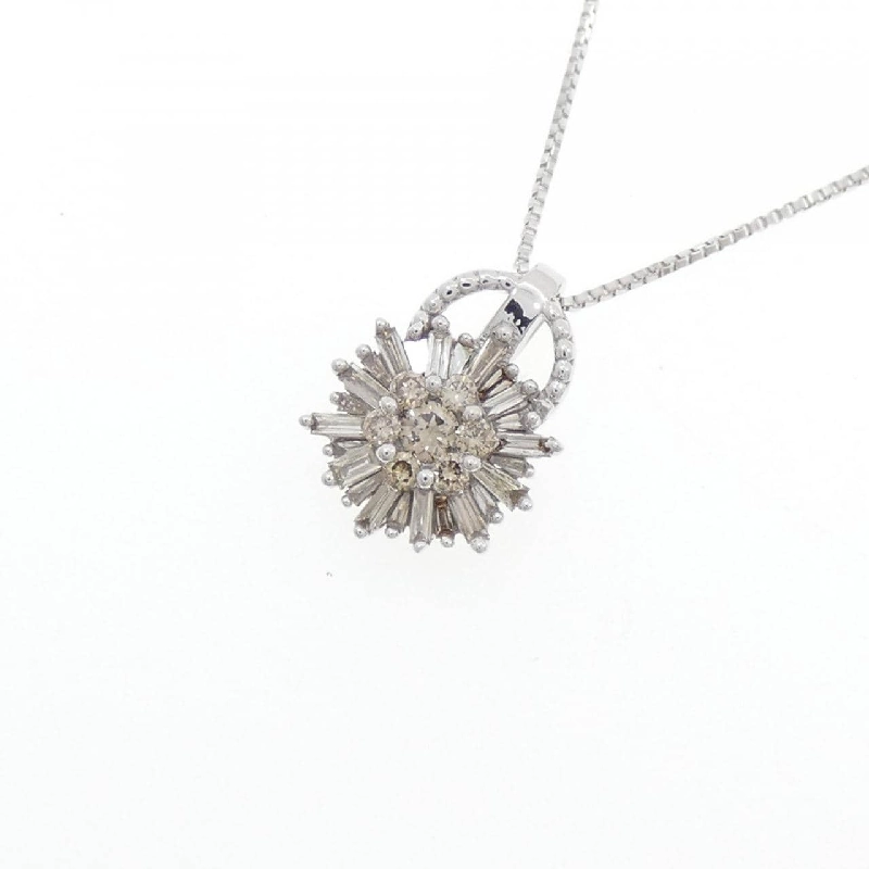 K18WG Dây chuyền kim cương 0.25CT - Hàng hiệu Chính hãng 858954