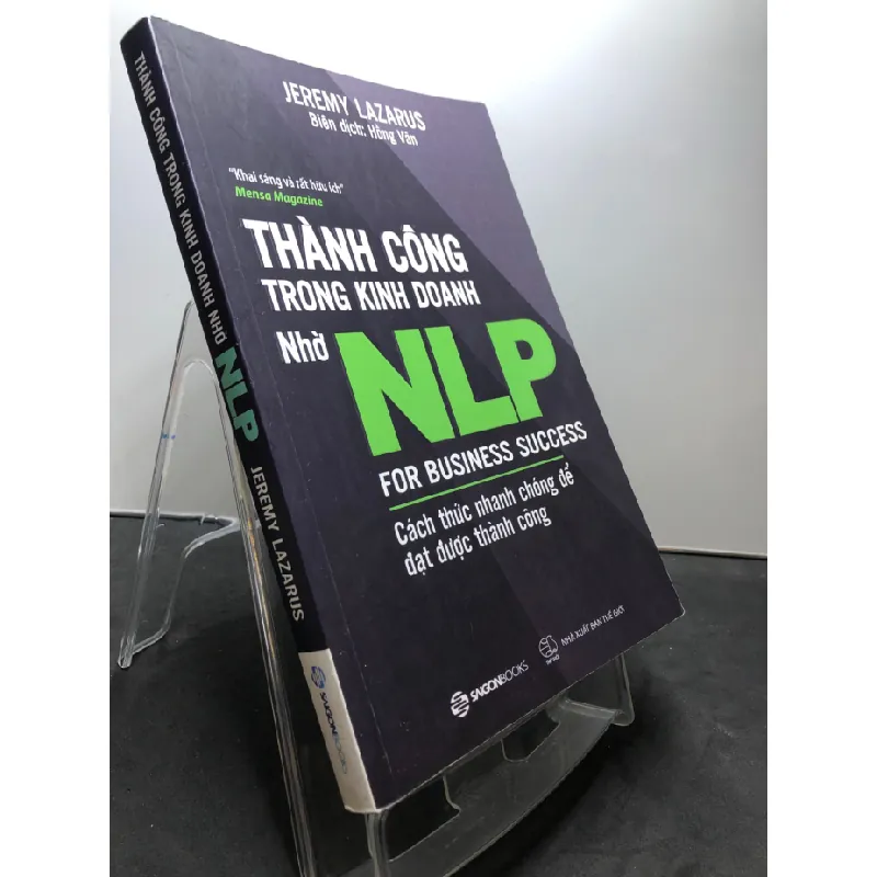 [Sách Cũ SCGR] Thành công trong kinh doanh nhờ NLP 2017 mộc sách mới 85% bẩn nhẹ bụng sách Jeremy Lazarus HPB2307 KỸ NĂNG 678138