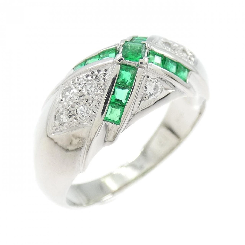 Nhẫn Emerald PT900 0.25CT - Hàng hiệu Chính hãng 850880