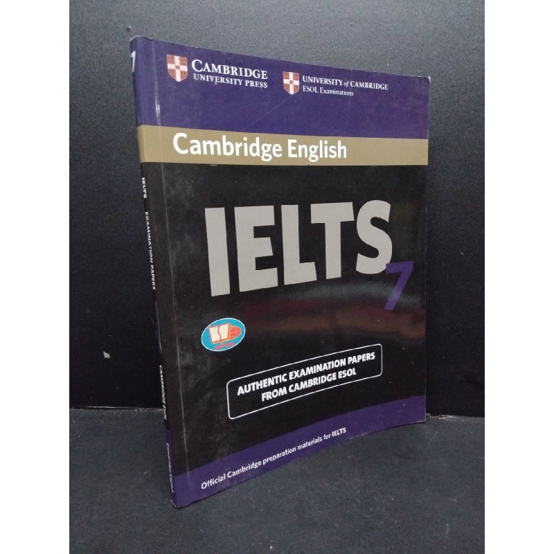 Cambridge English IELTS examination paper with answer 7 mới 80% bẩn bìa, ố nhẹ, tróc gáy, có chữ viết HCM1209 Cambridge Esol HỌC NGOẠI NGỮ 917147