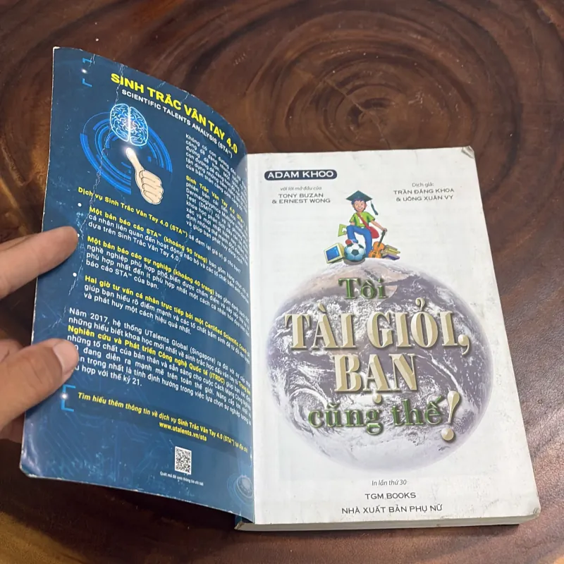 II Sách Kỹ Năng: Tôi Tài Giỏi Bạn Cũng Thế! - ADAM KHOO - 2019 1008410