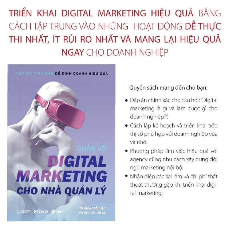 Digital Marketing Cho Nhà Quản Lý - Quân Võ - GIVER BOOKS - MARKETING KINH DOANH 595441