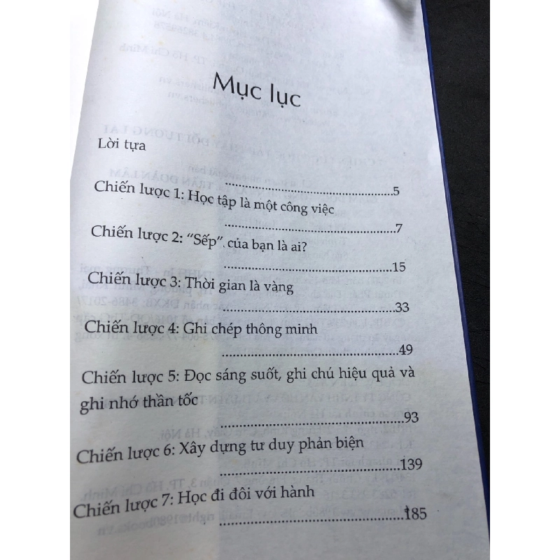 7 chiến lược học tập thay đổi tương lai 2017 mới 75% ố bẩn bụng sách nhẹ 1980 Books HPB2006 SÁCH KỸ NĂNG 915936