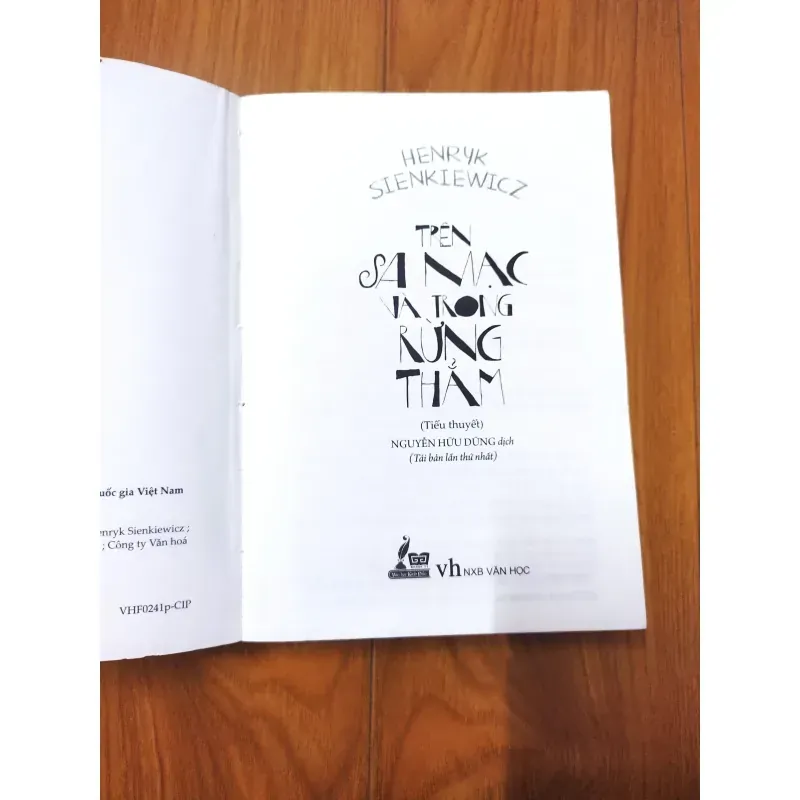 Sách: Trên sa mạc và trong rừng thẳm - TG: Henryk Sienkiewicz 934048