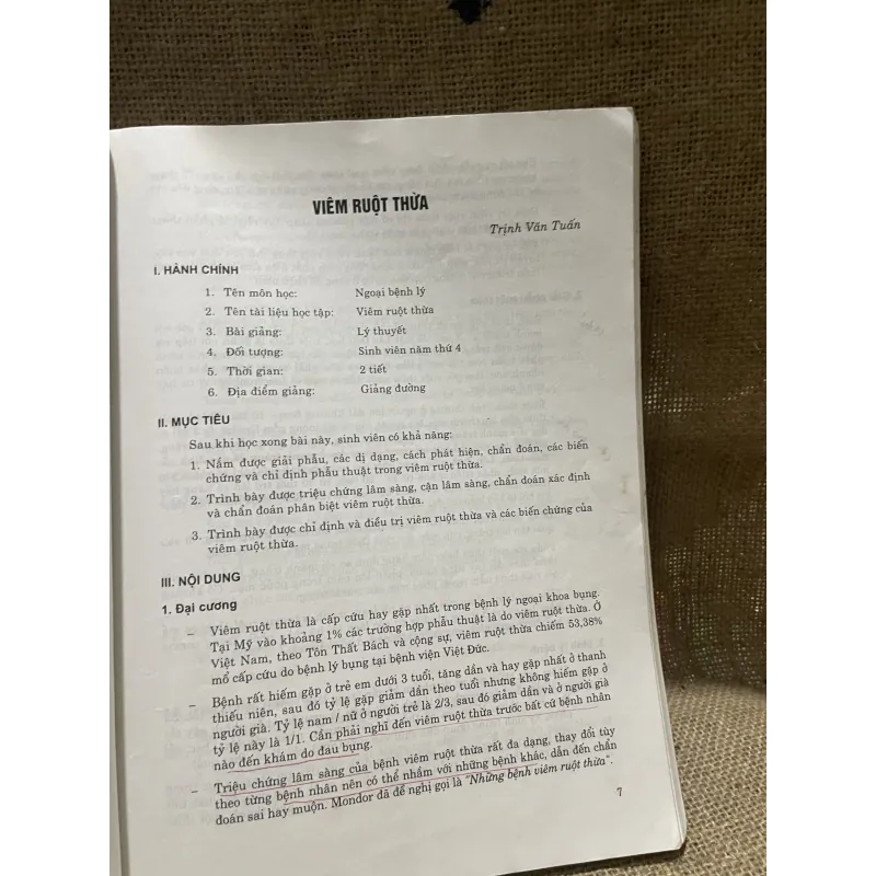 Bài giảng bệnh học nội khoa - dùng cho sinh viên Trường Thi năm thứ thứ 4-  799777