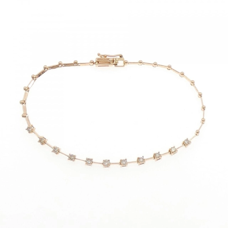 K18PG Vòng tay kim cương 0.50CT - Hàng hiệu Chính hãng 873346