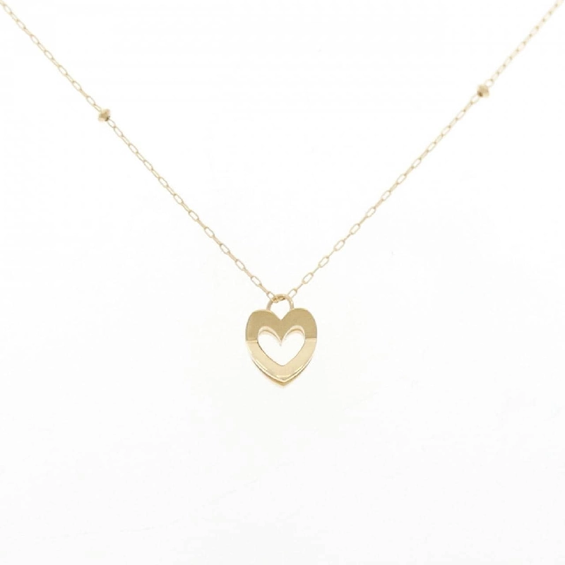 K18YG Dây chuyền hình trái tim - Hàng hiệu Chính hãng 860541