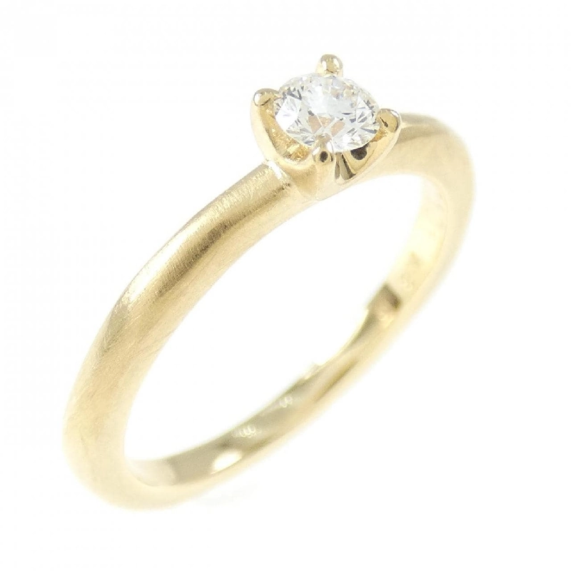 Nhẫn kim cương K18YG 0.121CT E VVS1 3EXT H&C - Hàng hiệu Chính hãng 872779