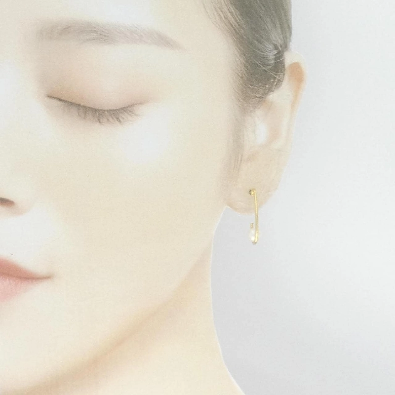 K18YG Bông tai ngọc trai Akoya 5.5mm - Hàng hiệu Chính hãng 868318