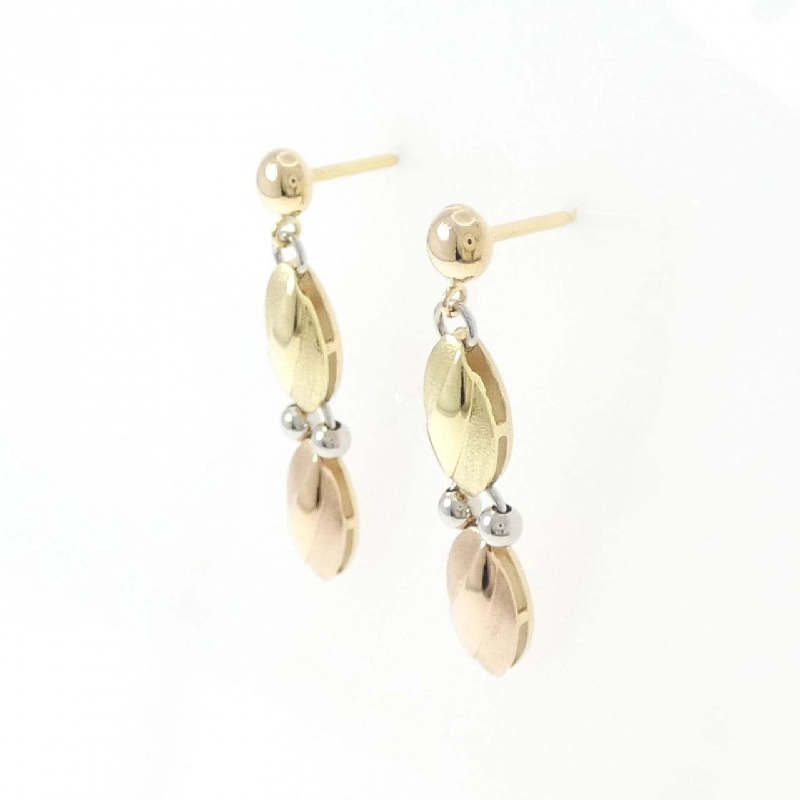 K18 Ba màu Bông tai - Hàng hiệu Chính hãng 870516