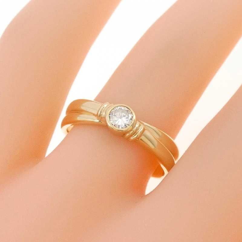 Nhẫn kim cương K18YG 0.17CT - Hàng hiệu Chính hãng 853147