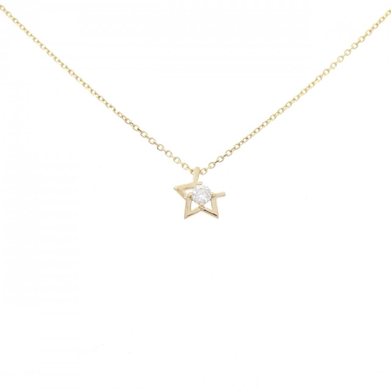 Dây chuyền kim cương 750YG Star - Hàng hiệu Chính hãng 861823