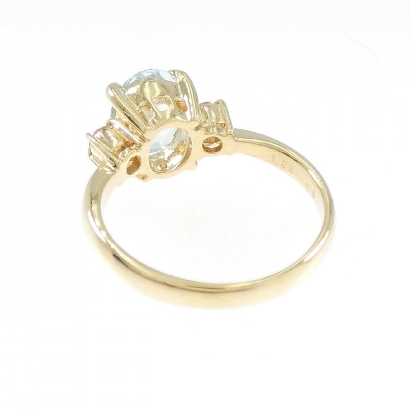 Nhẫn Aquamarine K18YG 1.22CT - Hàng hiệu Chính hãng 853503