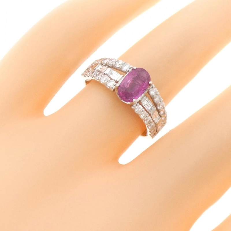 Nhẫn Ruby PT950 0.98CT 670095