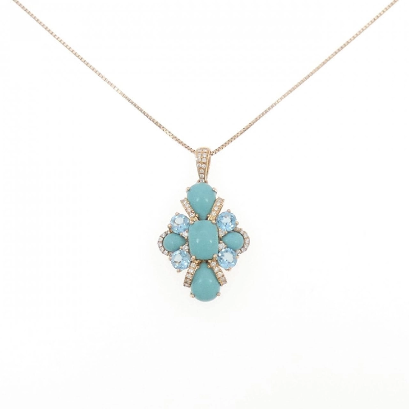 Dây chuyền đá giả 18KPG/K18PG - Hàng hiệu Authentic 860517