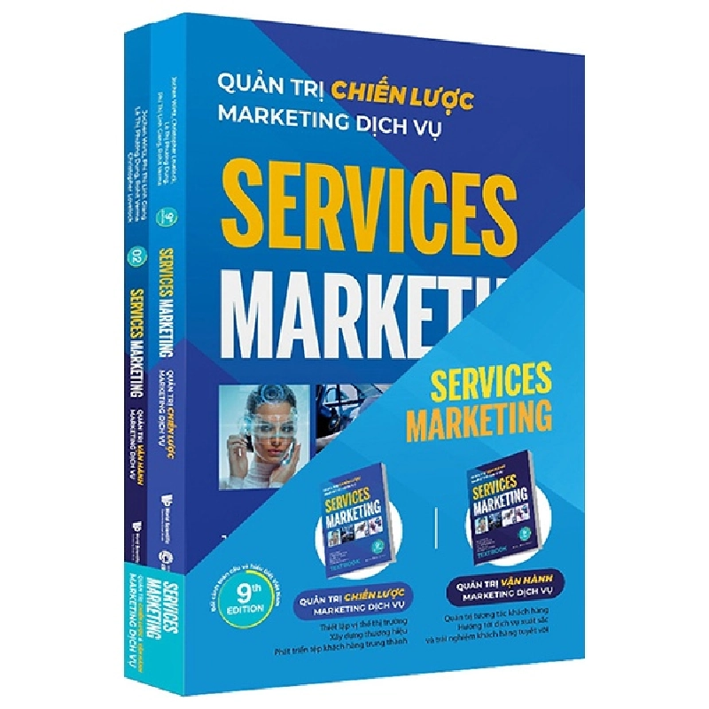 Bộ Texbook Service Marketing - Christopher Lovelock , Jochen Wirtz , Lê Thị Phương Dung , Phí Thị Linh Giang , Rohit Verma2023 New 100% HCM.PO 351032