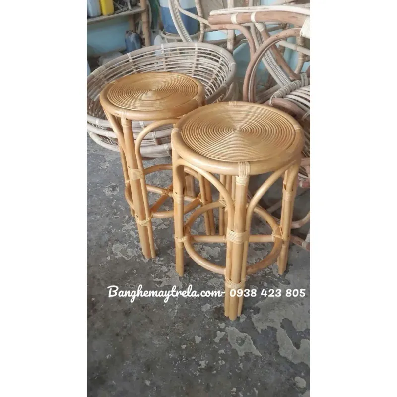 Ghế quầy bar mây tre đan 1000751