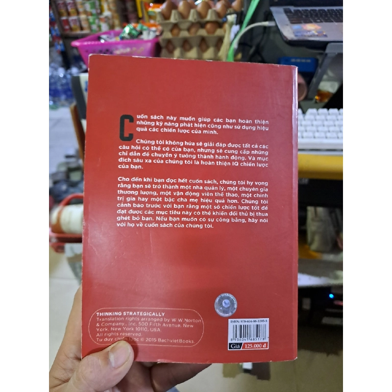 Tư duy chiến lược lý thuyết trò chơi thực hành mới 90% 2015 QUẢN TRỊ HCM1709 924762