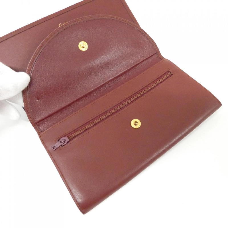 【Vintage】Ví da Cartier 621618