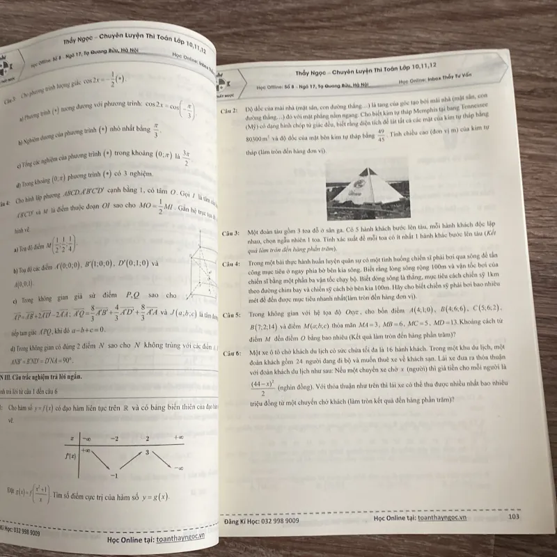 Sách toán ôn thi 20 đề thptqg (2025), 10 đề TSA và 10 đề HSA 784627