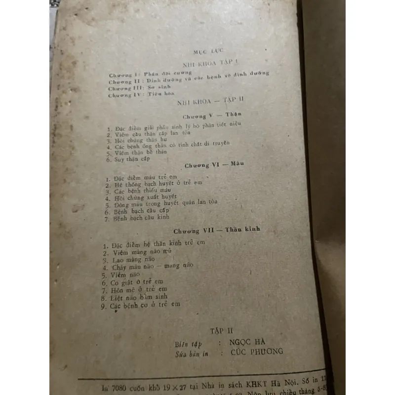 Nhi khoa 2 tập, khổ lớn hơn 400 trang  1022799