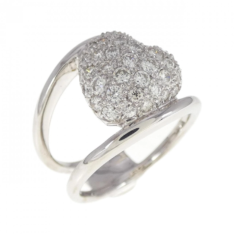 Nhẫn kim cương hình trái tim K18WG 1.01CT 673143