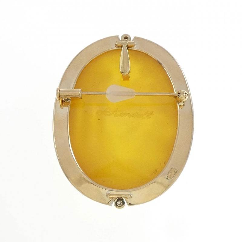 K18YG Mặt đá ngọc bích Brooch - Hàng hiệu Chính hãng 873791