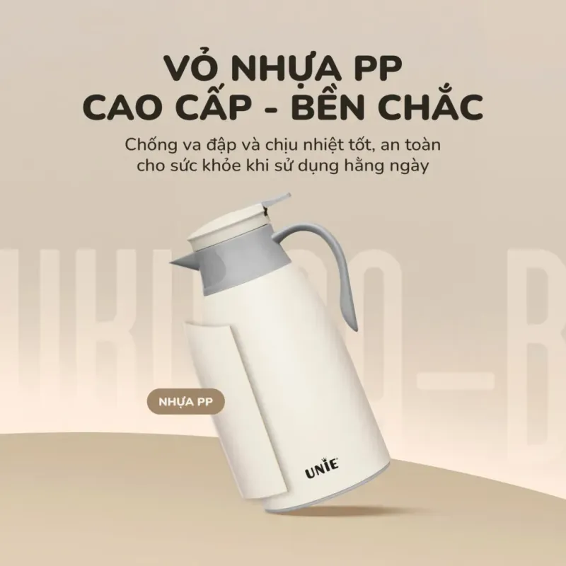 🔥 UNIE UKW09-B – Phích giữ nhiệt cao cấp | Vòi rót tiện lợi 782572