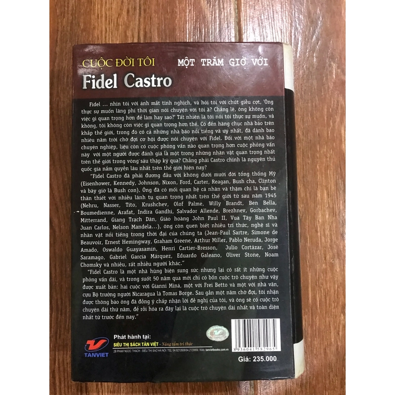 Cuộc đời tôi - Một trăm giờ với Fidel Castro (hồi ký Fidel Castro) (C) 383019